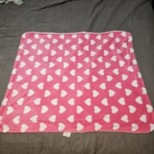 Garanimals Pink with White Hearts Baby Blanket Baby Blankey Lovey